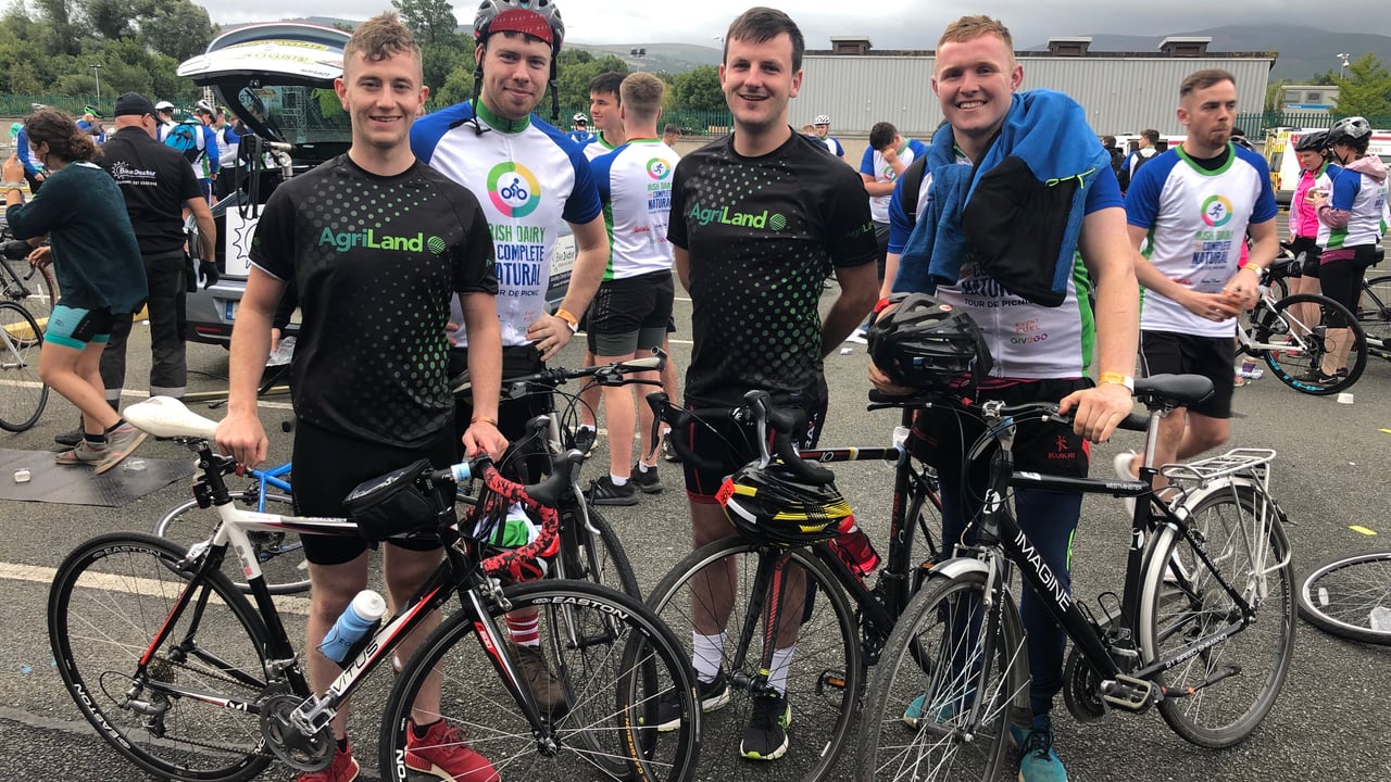 L-R: Hugh Larkin; Tadhg Breathnach; Breifne O'Brien; and Colm Carpenter
