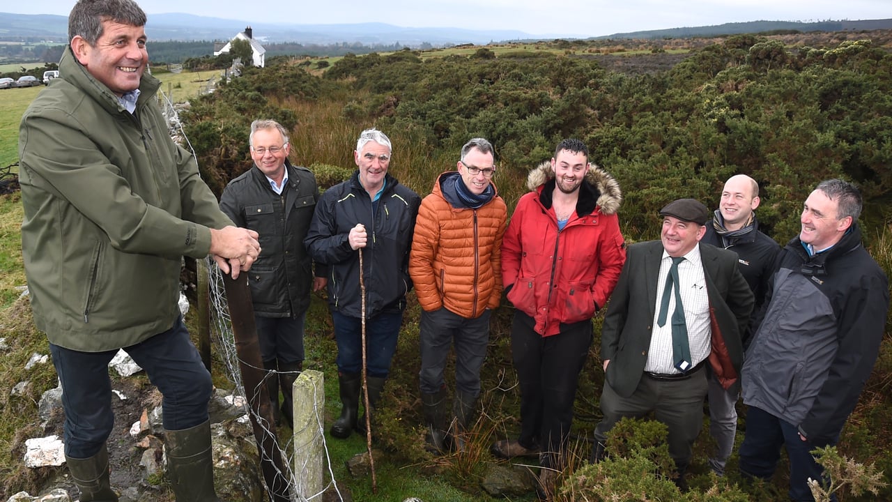 Minister of State Andrew Doyle with members of Wicklow Uplands Council and participants of the SUAS Pilot Project