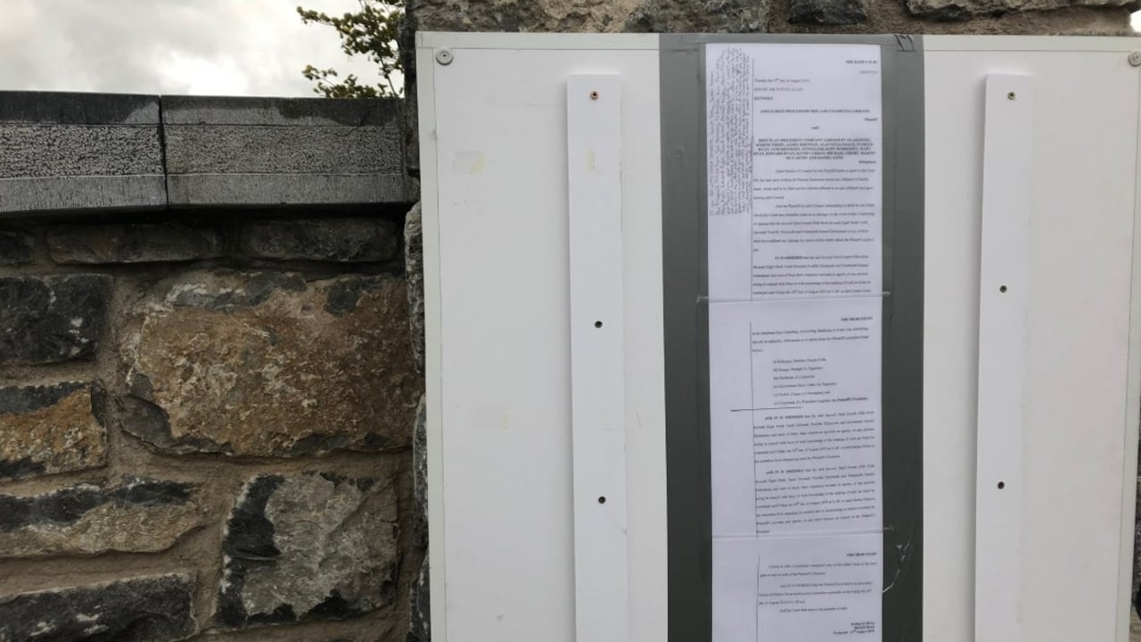 High Court injunction seen in Cahir, Co. Tipperary