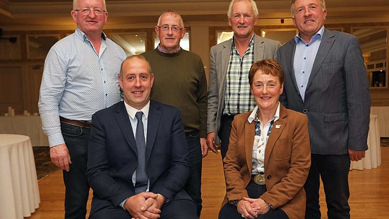 L-R: Jim O Rourke; Thomas Cooney; Jim Maguire; James Speares; Elizabeth Ormiston; and Joe Brady