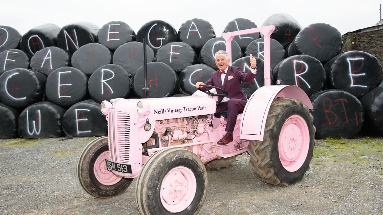Noel Cunningham at the Donegal IFA Cancer Care West fundraising Tractor Run. Image source: Clive Wasson