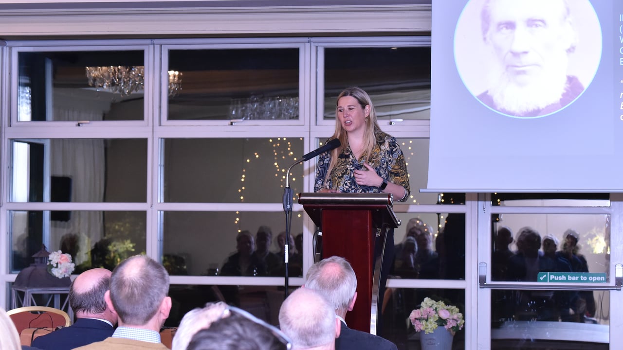 Cara Augustenberg speaking at the ITLUS conference at the Clanard Court Hotel in Athy. Image source: Roger Jones