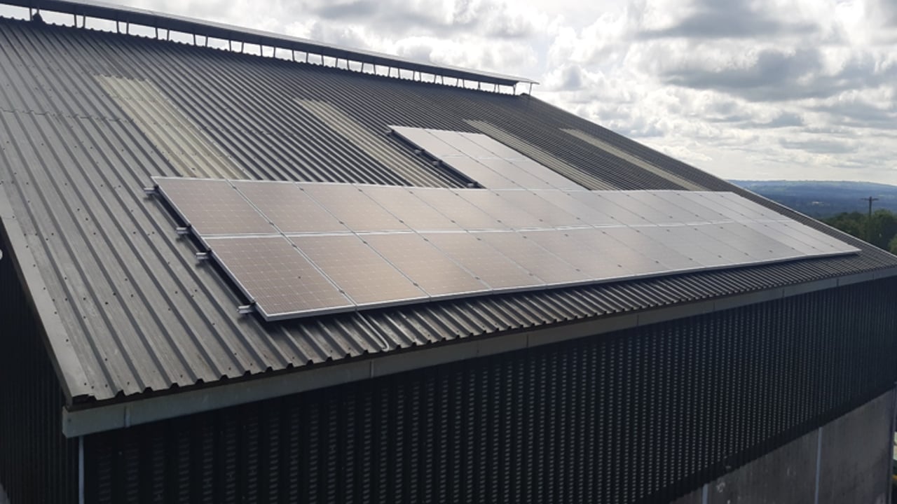 10kwp system on a dairy farm in Kilkenny