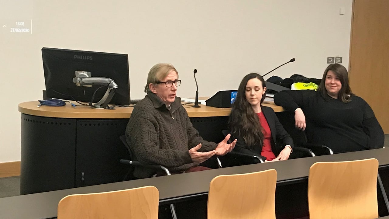 L-R: Prof. Paddy Wall; Maeve Hanan; and Dr. Kirstie McAdoo