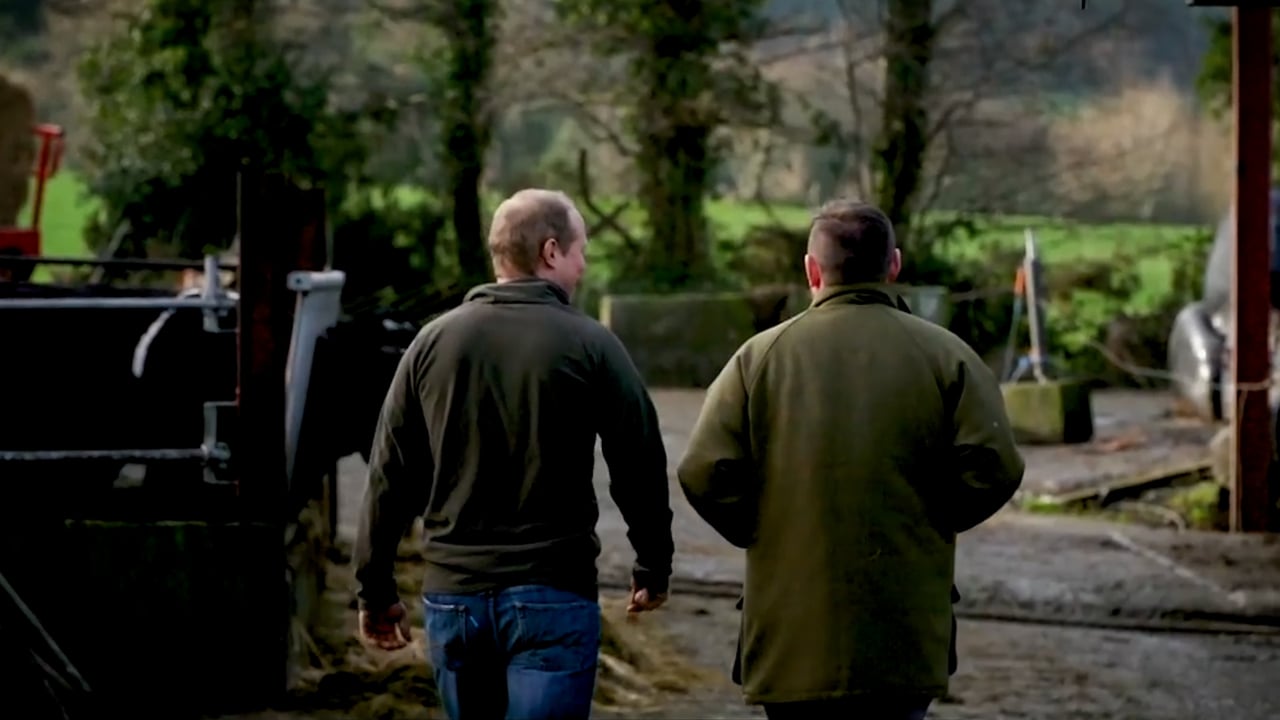 George goes dairy farming: Gordon Hemmingway Co. Wexford