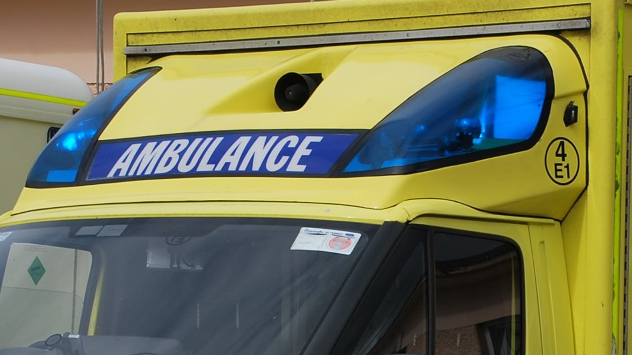 Man taken to hospital after tractor collision with tree