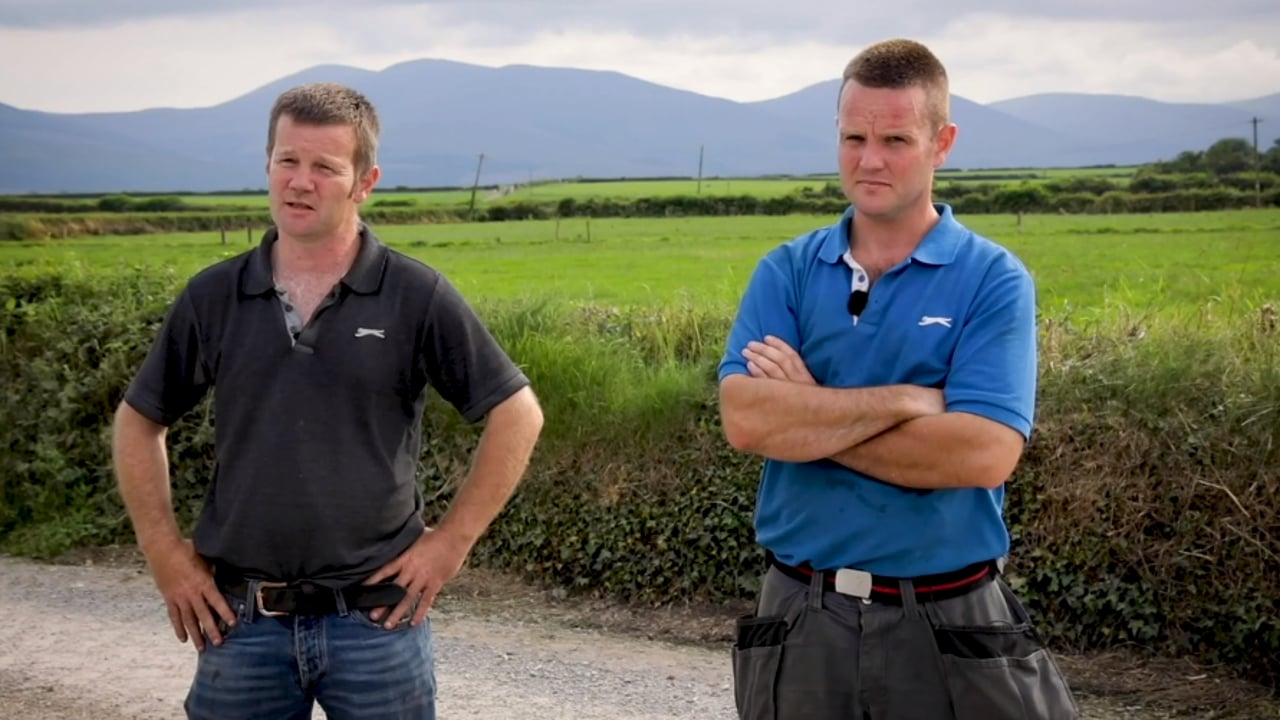 L-R: Beef farmer Richard Long and dairy Liam Long 