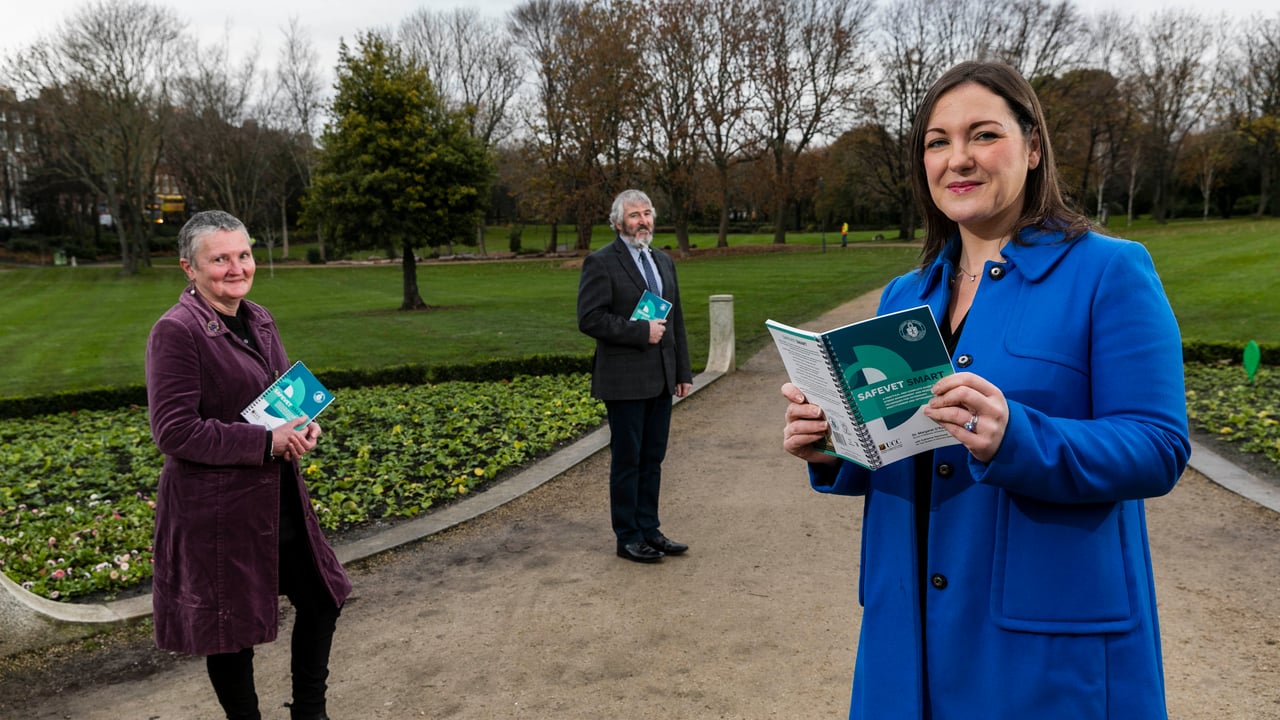 L-R: Dr. Ailís Ní Riain, VCI deputy president; Joe Moffitt, VCI president; and Niamh Muldoon, VCI CEO and registrar. Image source: Chris Bellew, Fennell Photography