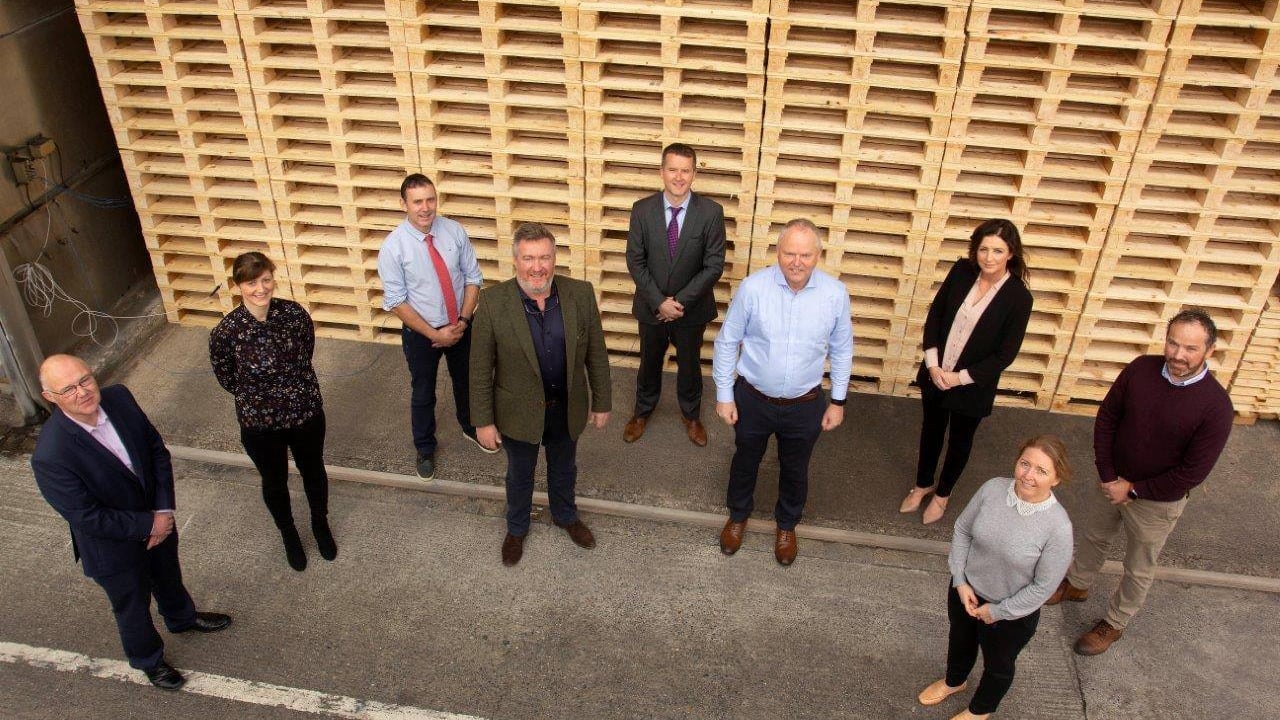 L to R: Declan Fenlon; Kris Peake; Peter Rice; Mark Sheeran; Fergal Moran; Declan Hutchinson; Ashleigh Doyle; Marie Buckley; and Robert Dooley