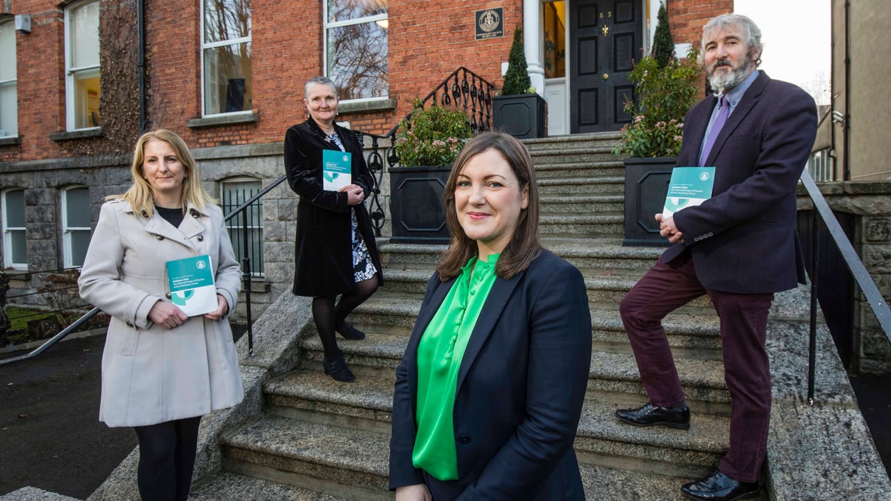 L-R: Fiona Linnane, VCI; Dr. Ailís Ní Riain, deputy president, VCI; Niamh Muldoon, CEO, VCI; Joe Mffit, president, VCI. Image source: Chris Bellew/Fennell Photography