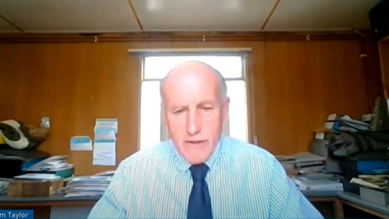 William Taylor pictured addressing the Stormont AERA Committee