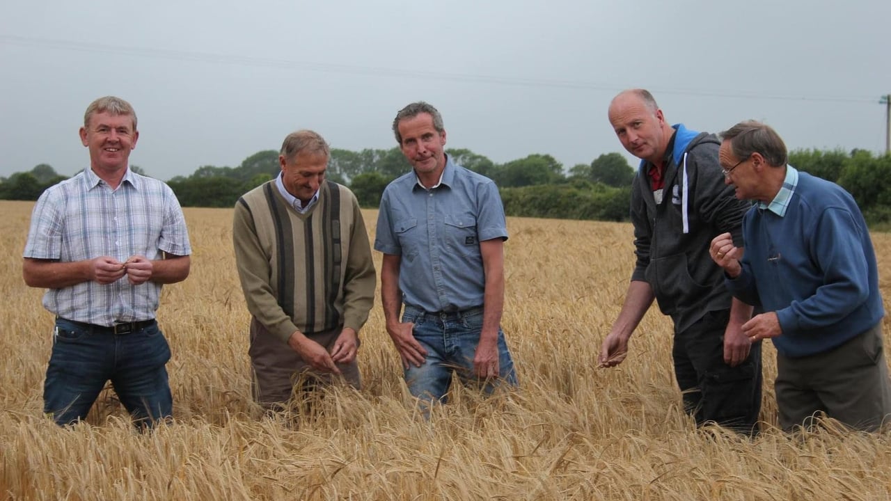 Paddy McCarthy (centre) loved farming and the environment