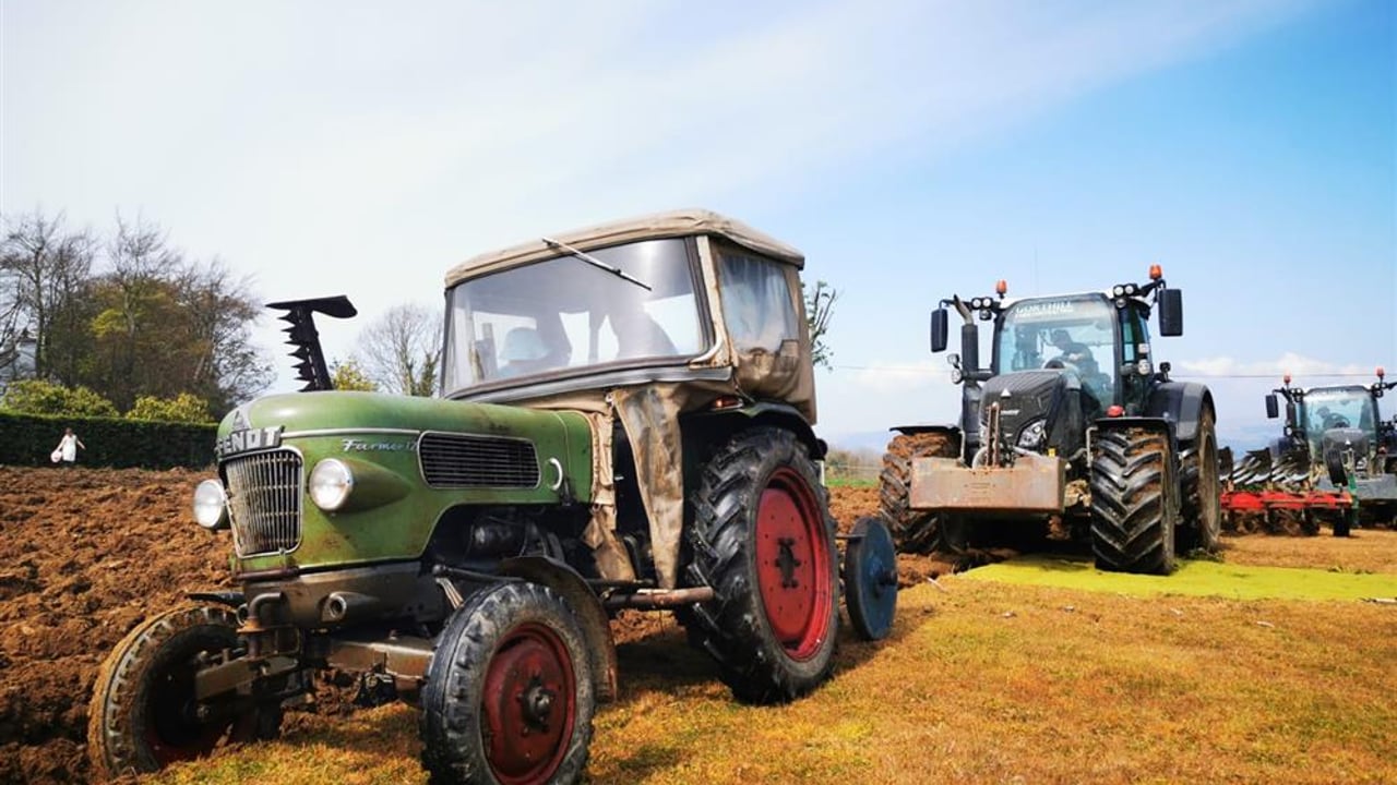 Young farmers plan 24-hour plough in 60-year-old tractor