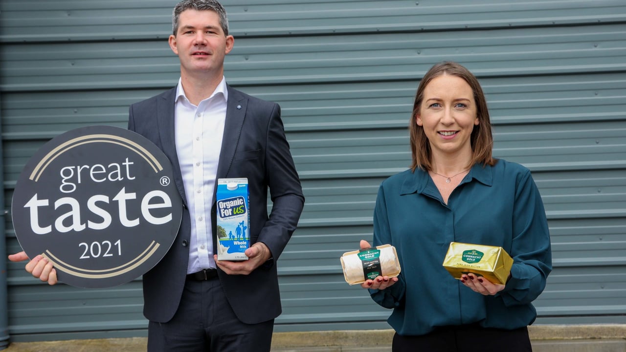 4 Aurivo products secure star rating at Great Taste Awards