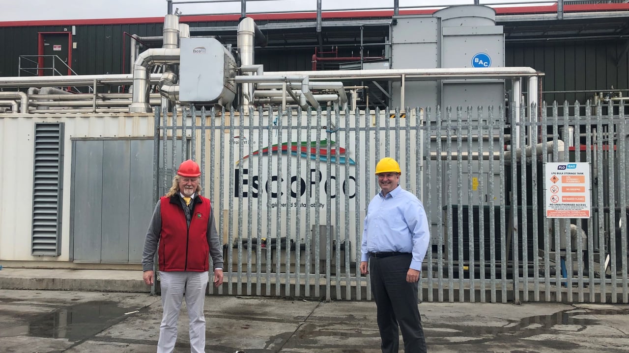 Denis Collins, CEO ActionZero; and Michael Fox, CEO Eurofarm Foods 
