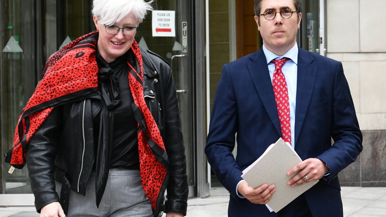 Dr. Tamara Bronckaers with solicitor John McShane from McCartan Turkington Breen. Image: Photopress Belfast