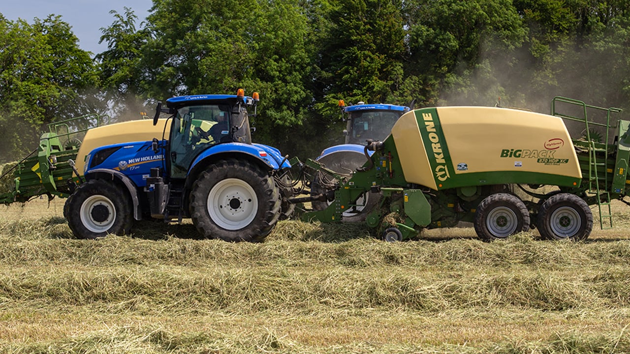 Making hay for horses, rhinos and hippos...in Kildare