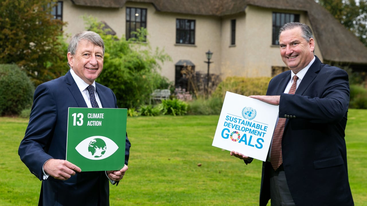 Pictured L-R: Simon Walker, CEO, Kepak Group and Denis Collins, CEO, ActionZero