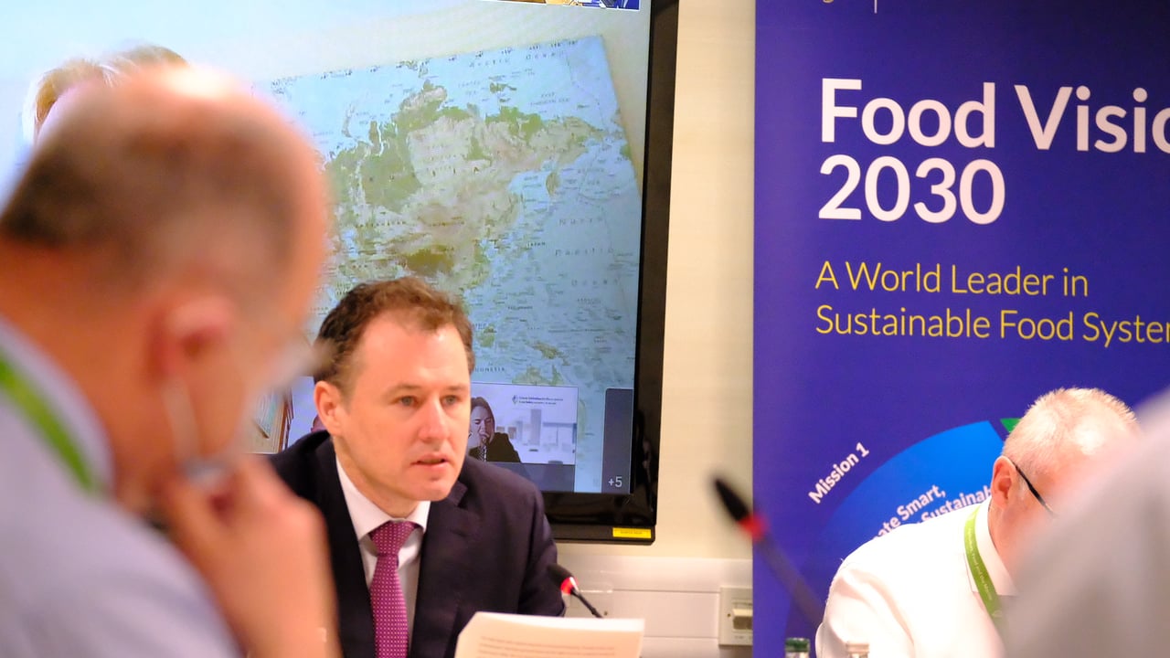 Minister for Agriculture, Food and the Marine, Charlie McConalogue 