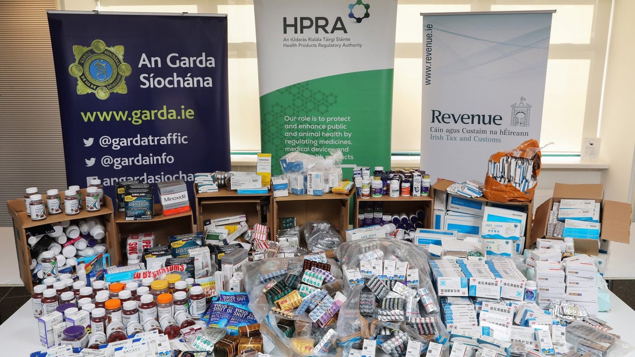 A total of 1,604,589 million units of illegal products were detained by the HPRA in 2021
