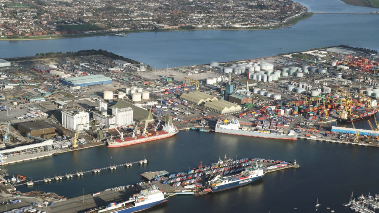 Currently, goods that originate from outside of Europe have to be transported for inspection from Cork to Dublin Port. Image source: Dublin Port Company
