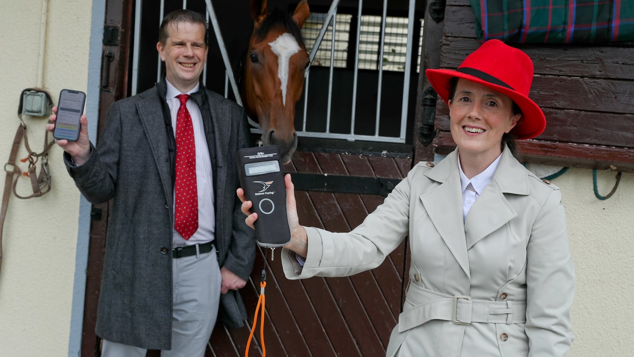 L-R: Kevin and Jennifer Corley, Co-founders, EquiTrace.   2021 Overall Winner (Start-up Company) and Vet Technology Award