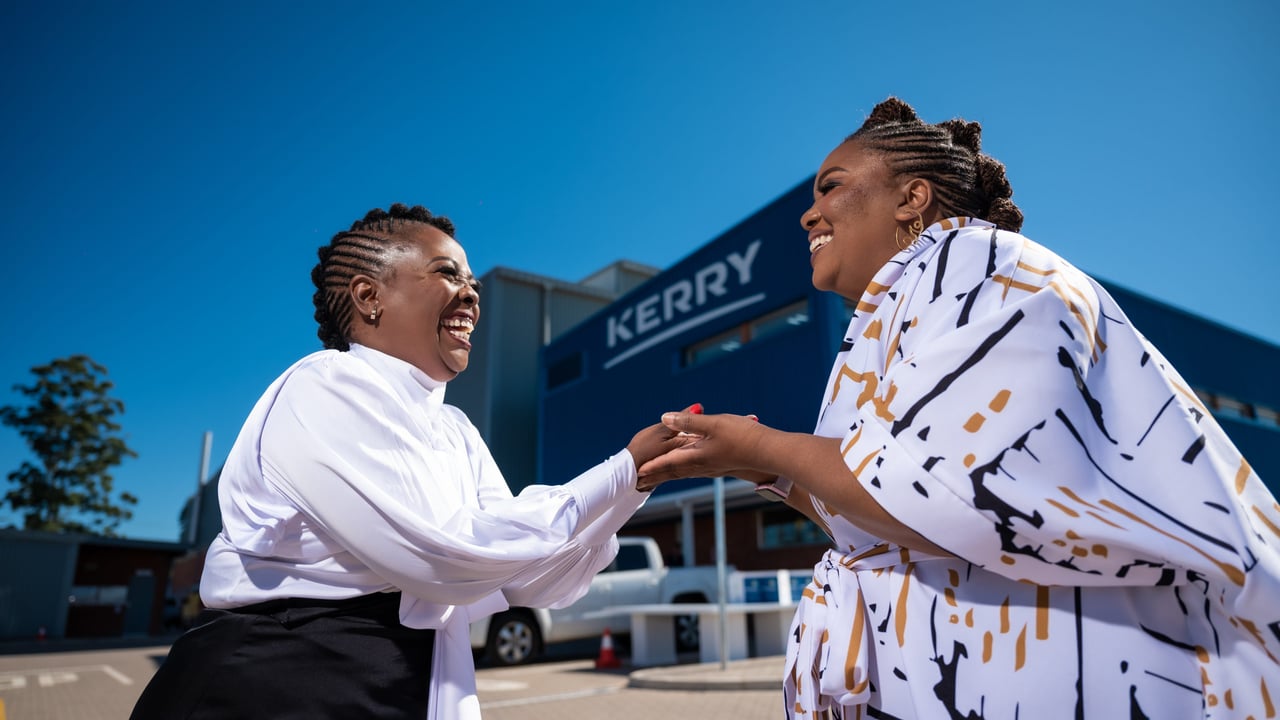 Busisiwe Mkhwanazi, marketing director, Kerry South Africa and Onicca Mailula, Kerry supply chain director South Africa