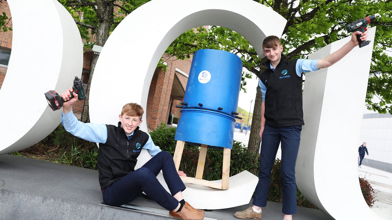 Recycled plastic drums scoop top award for young Meath farmers