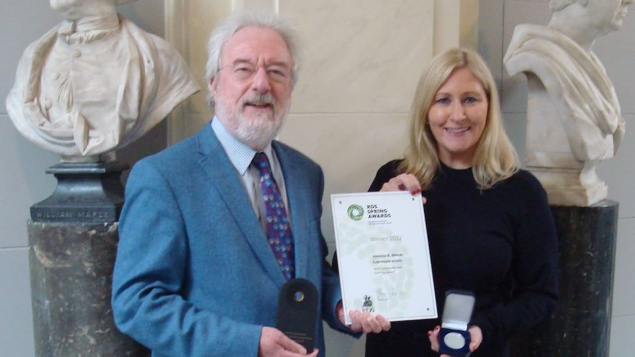 RDS president Prof. Owen Lewis and Dr. Vanessa Woods