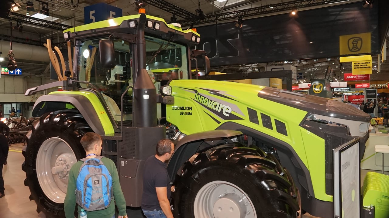 The 430hp tractor from Zoomlion caused quite a stir at Agritechnica