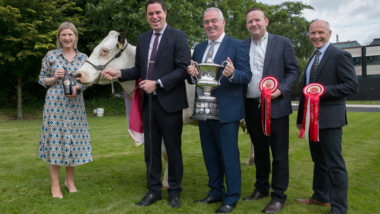 Minister of State at the Department of Agriculture Martin Heydon, officially launched the competition at Diageo Baileys in Dublin along with ‘Caislean Flossy’ and Aoife Murphy, director Ingredients at Glanbia Ireland; Robert Murphy Diageo; Laurence Feeney chief executive, IHFA; and  
Donal Brady vice-president of the Virginia show. 
Image: Finbarr O’Rourke