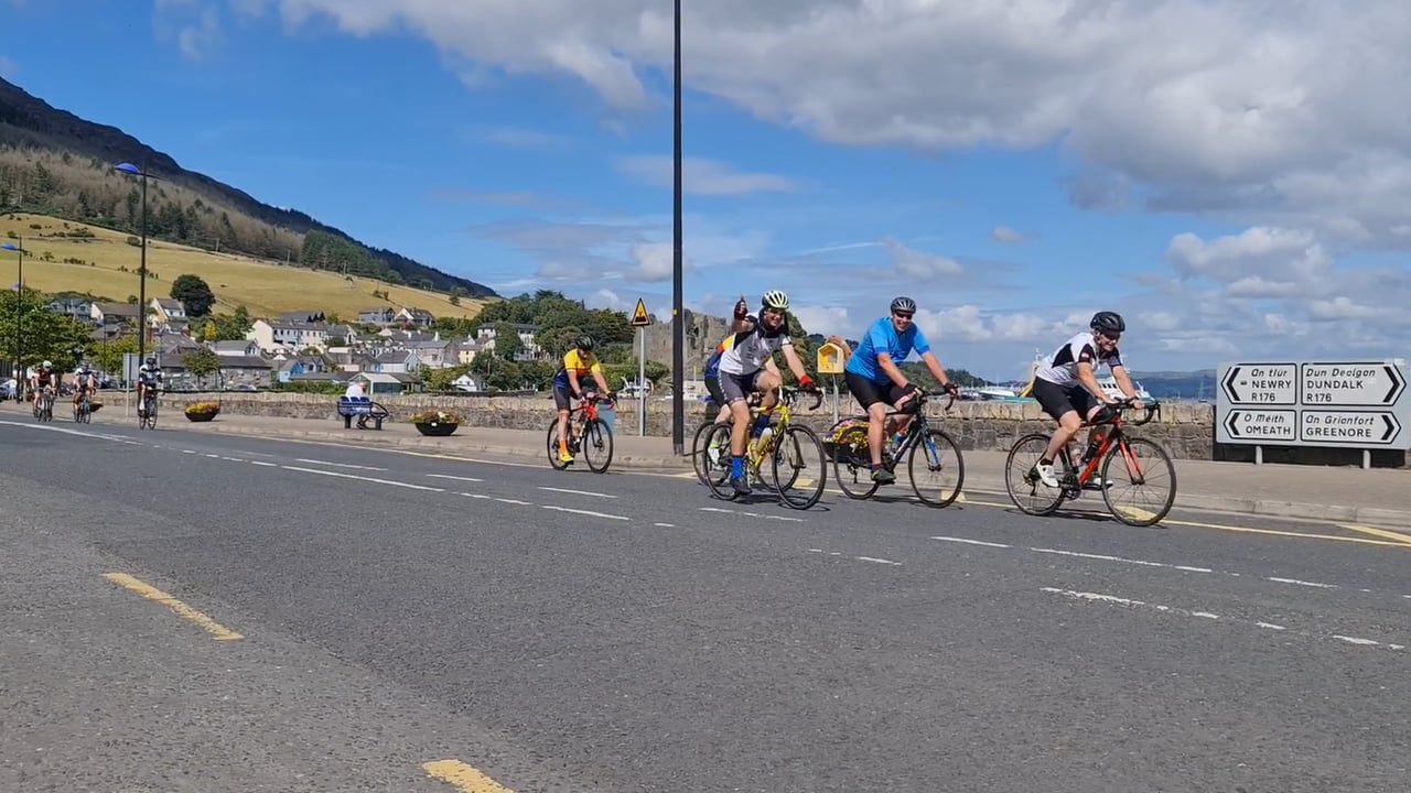 Ambitious ultra cyclists heading for Dublin on day 2. Image source: The Ultra Cyclists, Facebook