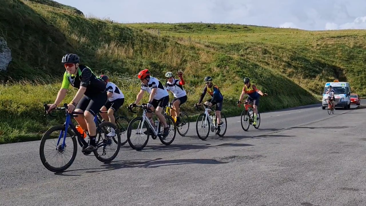 The group of ultra cyclists heading to Dublin in 2022 on their Ancient East cycle. Image source: Ultra Cyclists, Facebook