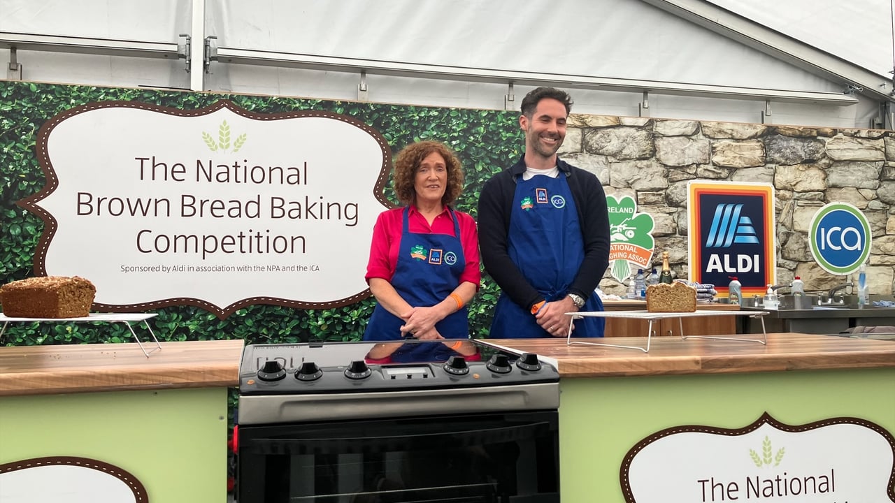 Finalist Loretta Maguire  and winner Darragh O'Brien. Photo: Agriland