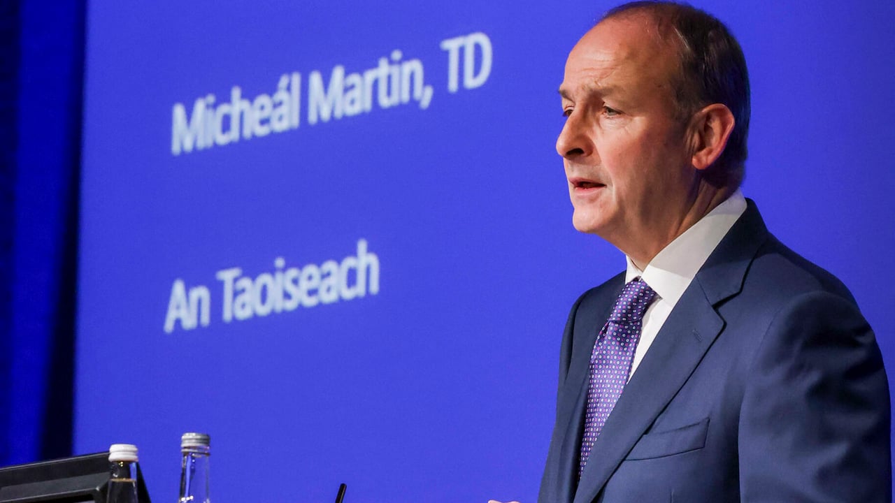Taoiseach Micheal Martin warning of challenges to Ireland's agri-food industry at Food Vision 2030 conference in Dublin