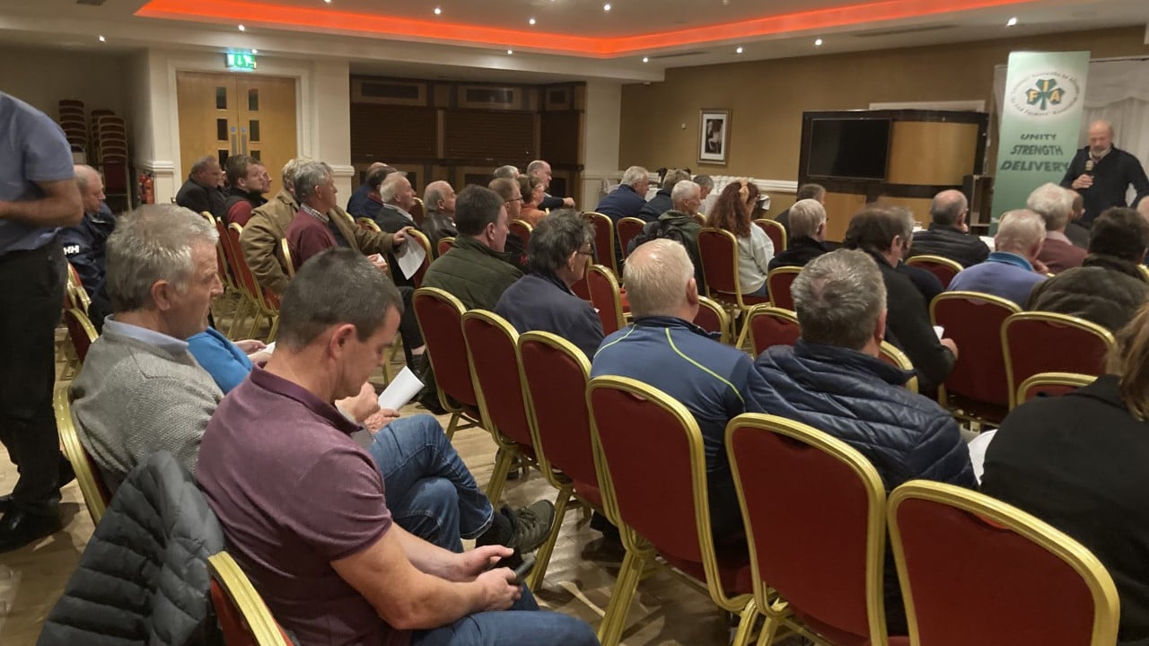Galway IFA regional meeting held in the Ard Ri Hotel, Tuam, Co. Galway on Tuesday, October 11