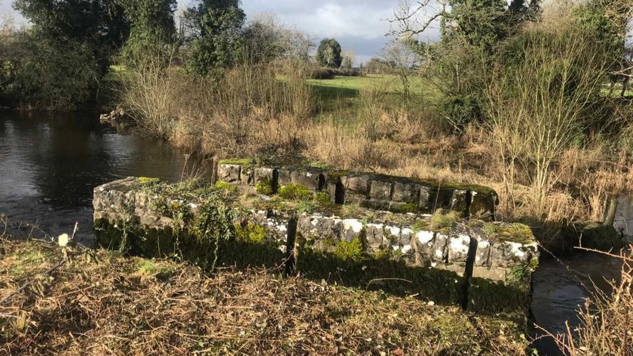 View of weir and sluice