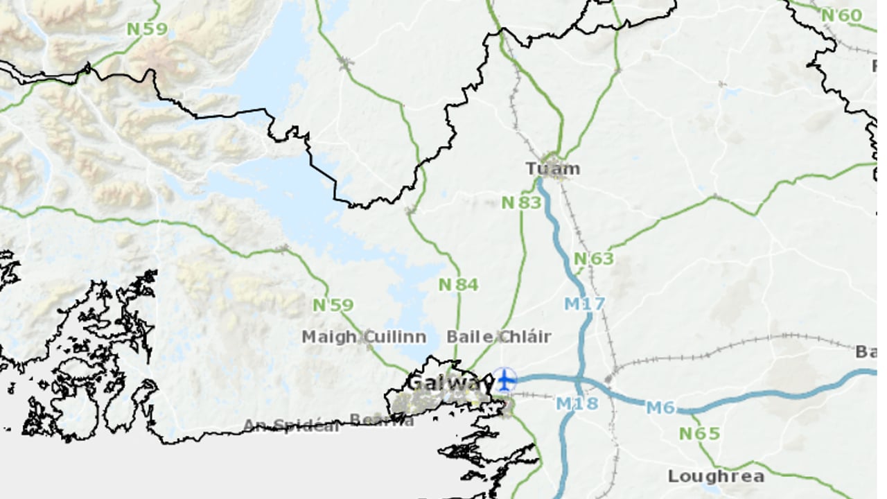 All local authorities including Galway County Council have prepared draft maps of the land in scope for RZLT Source: Galway County Council