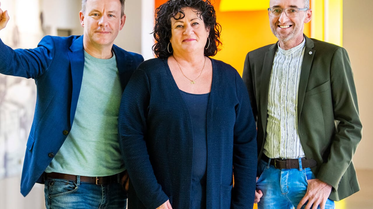 Co-founders of the Dutch pro-farming party BBB. From left to right: Wim Groot Koerkamp, ​​Caroline van der Plas, Henk Vermeer. Source: BBB