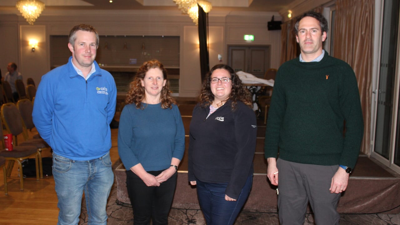 Attending the recent fungicide workshop in Co. Down: Leigh McClean, CAFRE: Aveen McMullan, CAFRE; Michelle Nuttall, AHDB and Dr. Steven Kildea, Teagasc