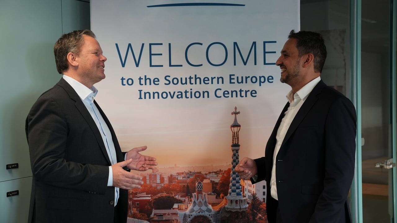 Thomas Hahlin Ahlinder president  Kerry Europe and Juan Soto vice president Kerry in Southern Europe at the launch of Kerry’s Southern Europe Innovation Centre in Barcelona Source: Kerry