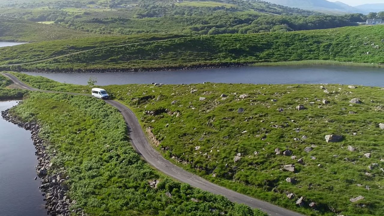Bus travelling in Co. Mayo. Image: Transport for Ireland YouTube