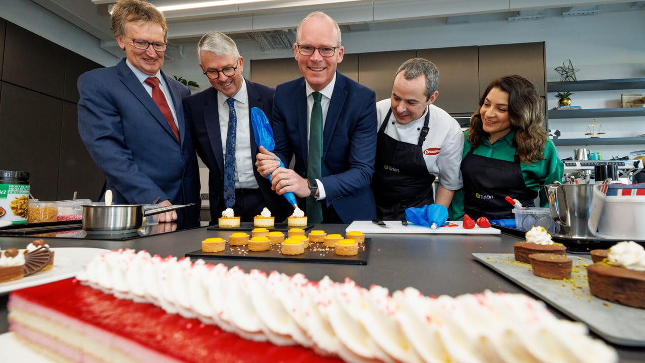 Pictured at the official opening of Tirlán's new headquarters and collaborative hub at Abbey Quarter, Kilkenny is Minister for Enterprise, Trade and Employment Simon Coveney who officiated at the opening. Image: Dylan Vaughan
