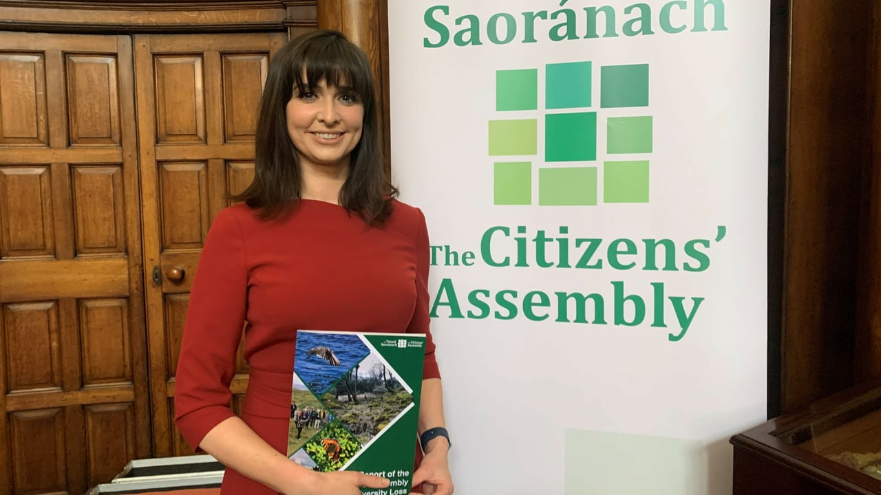 Chair of the Citizens' Assembly on Biodiversity Loss Dr. Aoibhinn Ní Shúilleabháin