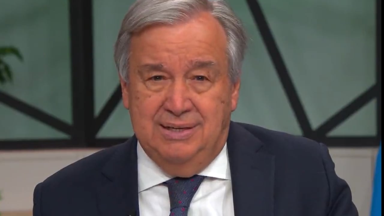 UN Secretary General, Antonio Guterres