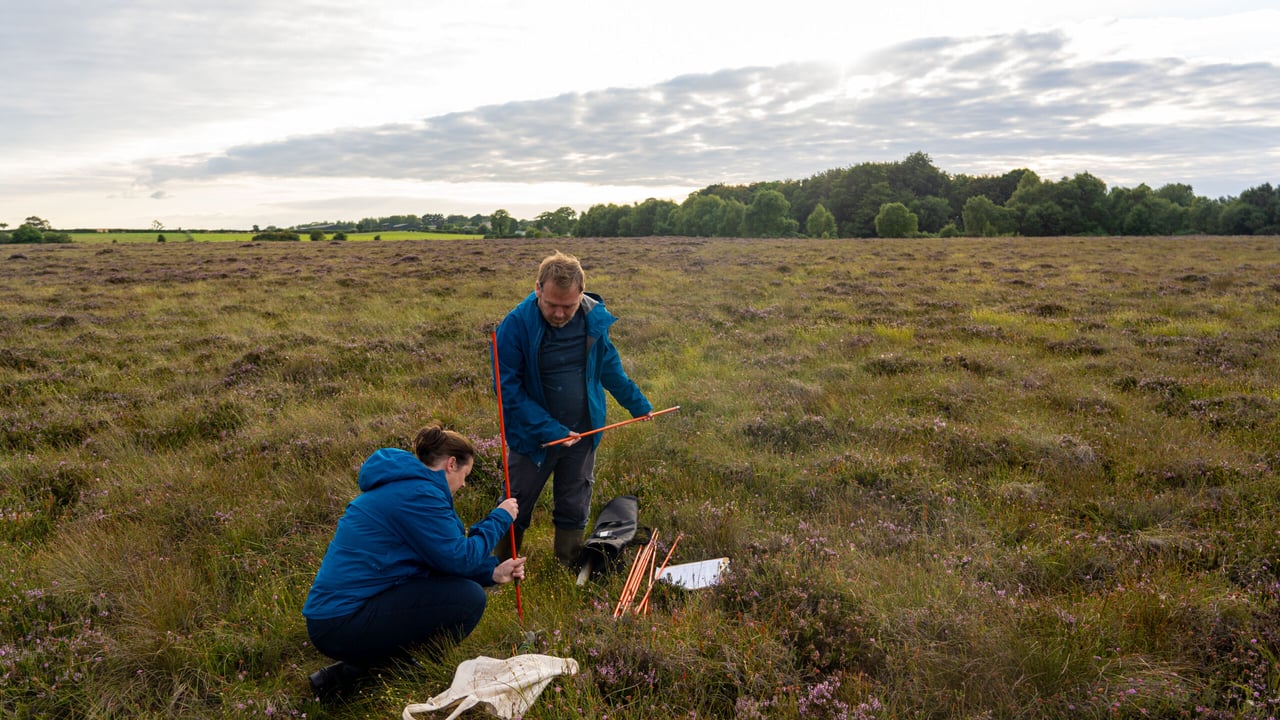 CEO Nuala Madigan and Tristram Whyte of the Irish Peatland Conservation Council (IPCC) at the Bog of Allen Nature Centre in Co. Kildare. Source: IPCC
