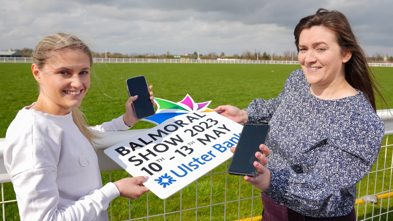 Zara Stirling and Zara Hughes getting ready for the 2023 Balmoral Show 