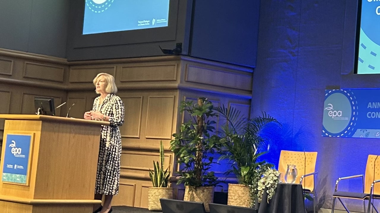 Laura Burke, director general, EPA at the Annual Climate Change Conference in Dublin