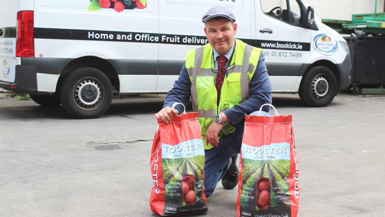 Irish potato prices have doubled over the past 12 months, according to Dublin fresh produce merchant, Justin Leonard