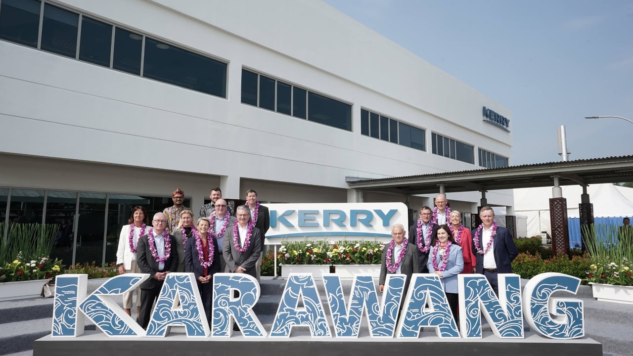 Senior Kerry Group officials at the opening of the new facility in Karawang